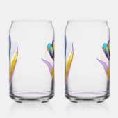 Tulpfrisdrankglas Blikvorm Glas (Links)