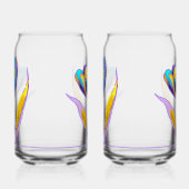 Tulpfrisdrankglas Blikvorm Glas (Rechts)