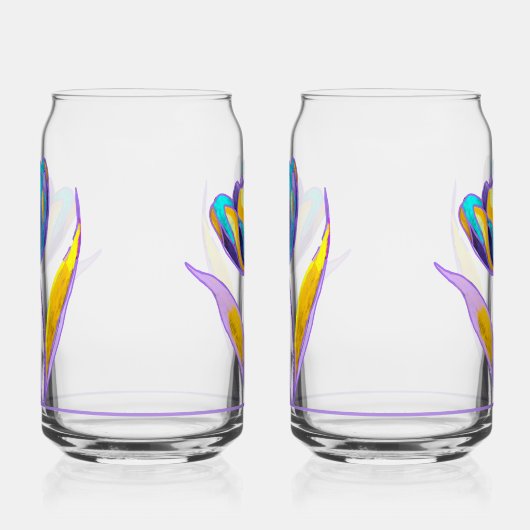 Tulpfrisdrankglas Blikvorm Glas (Rechts)