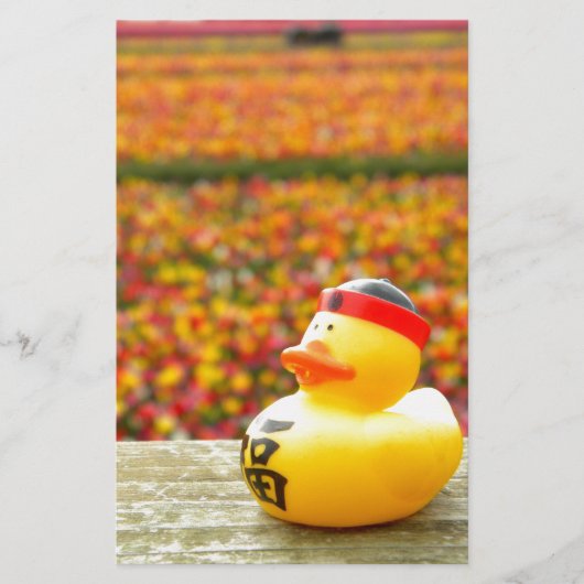 Tulpip Ducky Briefpapier (Voorkant)