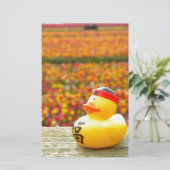 Tulpip Ducky Briefpapier (Staand voorkant)