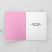 Tulpjes Moederdag naar echtgenotenkaart Kaart (Binnen)