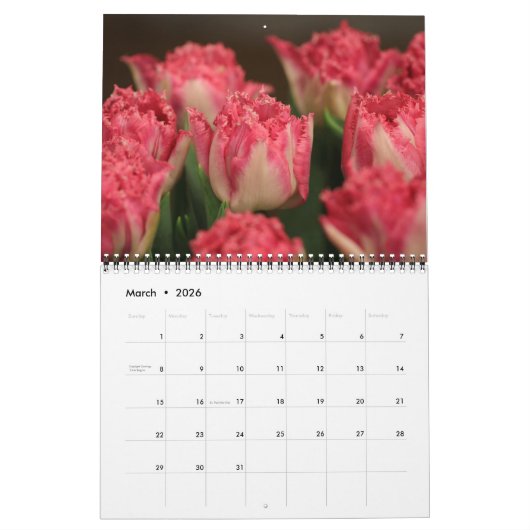 Tulpkalender Kalender (Mar 2026)