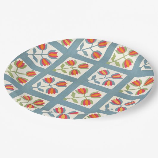 Tulpkanteltje Papieren Bordje (Gekanteld)