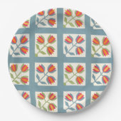 Tulpkanteltje Papieren Bordje (Voorkant)