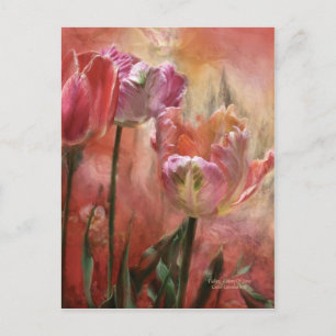 Tulpkleuren van het Briefkaart van de Liefde Kunst
