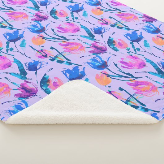 Tulpkoorts Sherpa Deken (3/4)