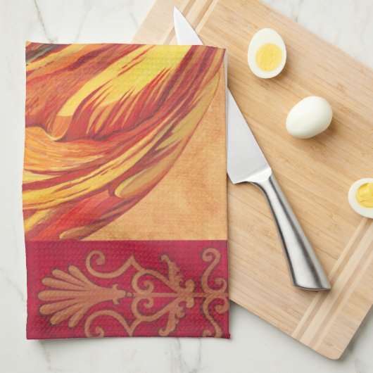 Tulpkracht I Theedoek (Quarter Fold)