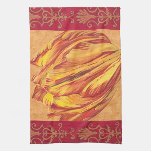 Tulpkracht I Theedoek (Verticaal)