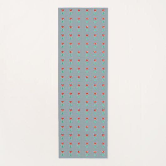 Tulppatroon Yogamat (Voorkant)