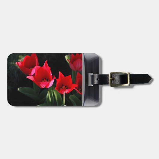 Tulpportret Bagagelabel (Voorkant horizontaal)