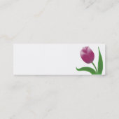 Tulpprofielkaart voor dansen mini visitekaartje (Achterkant)