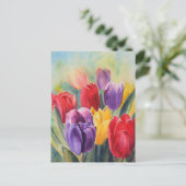 Tulpregenboog Briefkaart (Staand voorkant)
