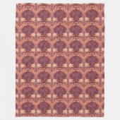  Tulps Art Nouveau Fleece Blanket Deken (Voorkant)