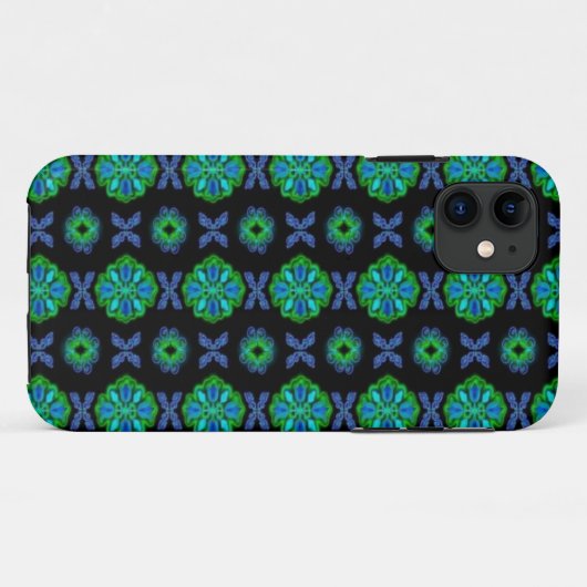 Tulps Artdeco in Retrostijl Case-Mate iPhone Case (Achterkant (horizontaal))