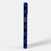 Tulps Artdeco in Retrostijl groen zwart Case-Mate iPhone Case (Achterkant / Rechts)