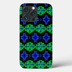 Tulps Artdeco in Retrostijl groen zwart iPhone 13 Pro Hoesje