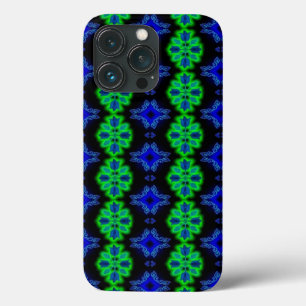 Tulps Artdeco in Retrostijl groen zwart iPhone 13 Pro Hoesje