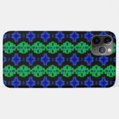 Tulps Artdeco in Retrostijl groen zwart Case-Mate iPhone Case (Achterkant (horizontaal))