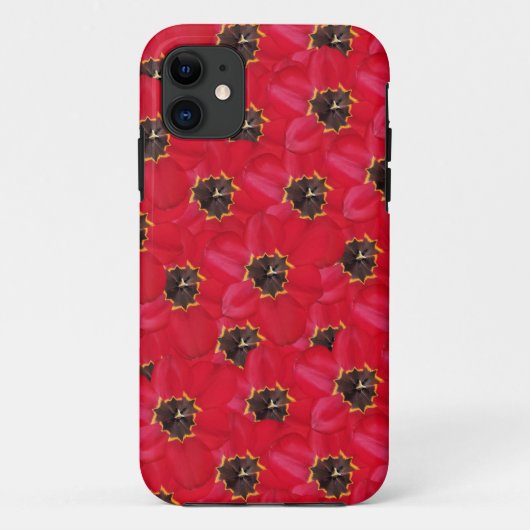 Tulps background Hoesje-Mate iPhone case (Achterkant)