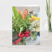 Tulps bouquet kaart (Voorkant)