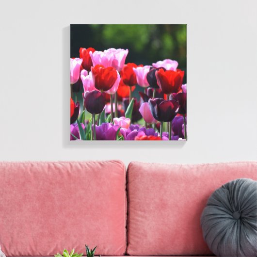 Tulps Canvas afdrukken (Insitu (Woonkamer))