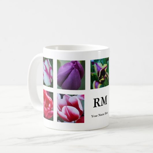 Tulps Collage #1 Mok (Voorkant links)