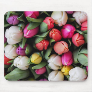 Tulps Colorful Flowers Paaslente Muismat
