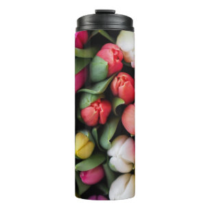 Tulps Colorful Flowers Paaslente Thermosbeker