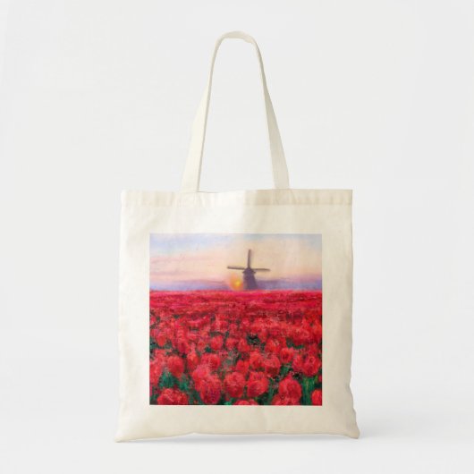 Tulps Field Canvas tas - Lente in Nederland (Voorkant)