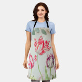  Tulps Flowers Apron Schort (Gedragen)