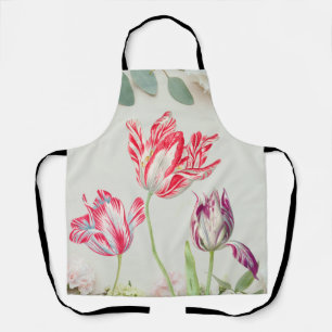 Tulps Flowers Apron Schort