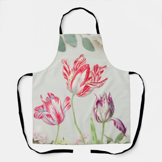  Tulps Flowers Apron Schort (Voorkant)