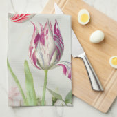 Tulps Flowers Kitchen Towel Theedoek (Quarter Fold)