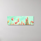  Tulps Flowers Spring Painting Fine Art Canvas Afdruk (Voorkant)