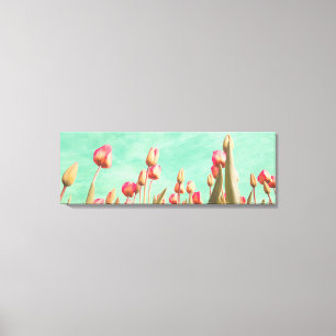 Tulps Flowers Spring Painting Fine Art Canvas Afdruk