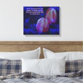 Tulps Hearts Life Attitude Inspirerend Quote Canvas Afdruk (Insitu (Slaapkamer))