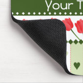 Tulps & Hearts mousepad, aanpassen Muismat (Hoek)