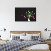 Tulps met schilderkunst canvas afdruk (Insitu (Slaapkamer))