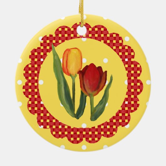 Tulps Ornament (Achterkant)