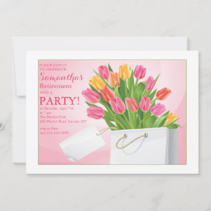 Tulps Party Invitation Kaart