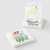 Tulps Stone Onderzetter (Zijkant)