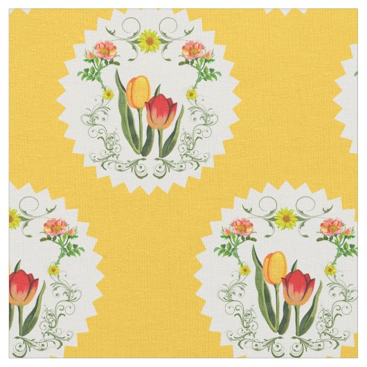  Tulps-verbinding Stof (Close Up)