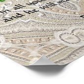 Tulps Viola ~ Proverbs 3:5-6 Poster (Hoek)