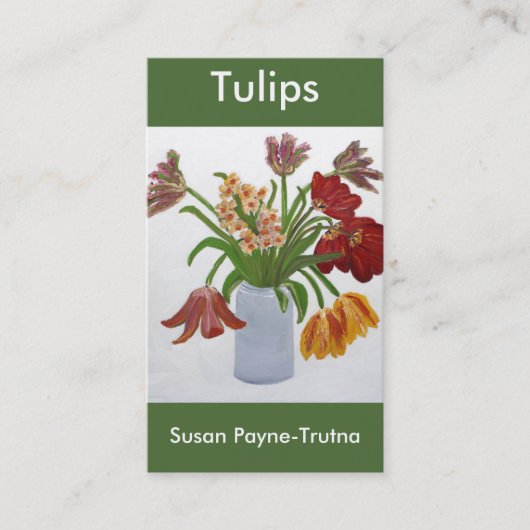 Tulps-Visitekaartje: Susan Payne-Trutna Visitekaartje (Voorkant)
