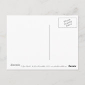 Tulpschets, lentevloerbloemen briefkaart (Achterkant)