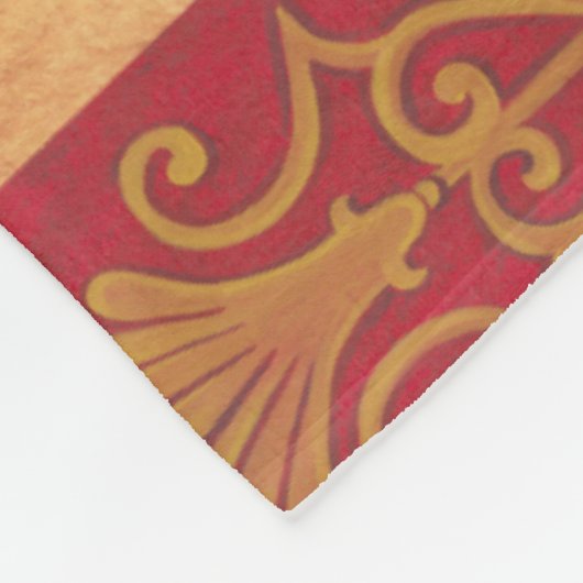 Tulpstroom II Fleece Deken (Hoek)