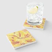 Tulpstroom II Stenen Onderzetter (Zijkant)