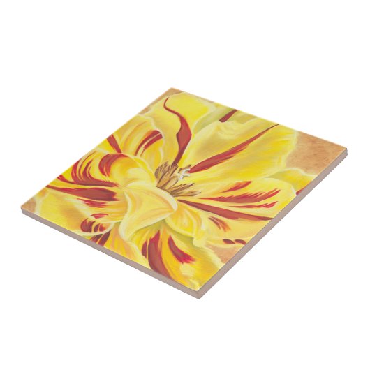 Tulpstroom II Tegeltje (Zijkant)