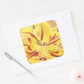 Tulpstroom II Vierkante Sticker (Envelop)